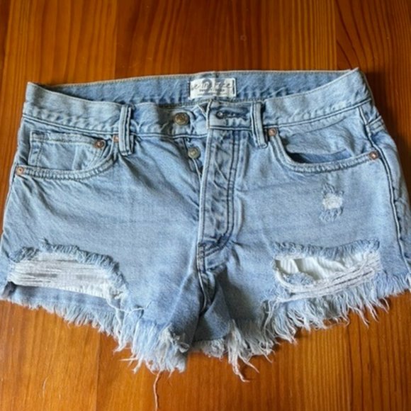 Free People Pants - Free People Cutoff Jean Shorts